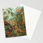 Ernst Haeckel Muscinae Microscopic Landscape Stationery Card Gallery Image 2