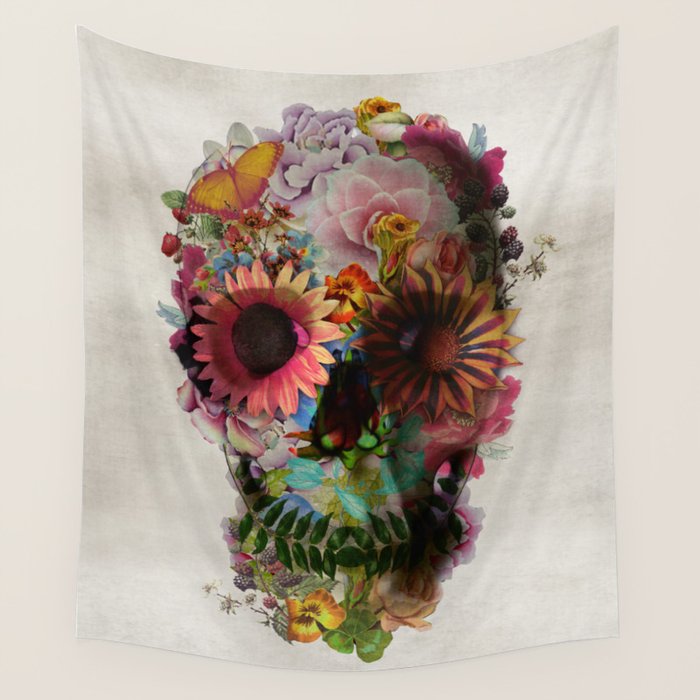 SKULL 2 Wall Tapestry Gallery Image 1