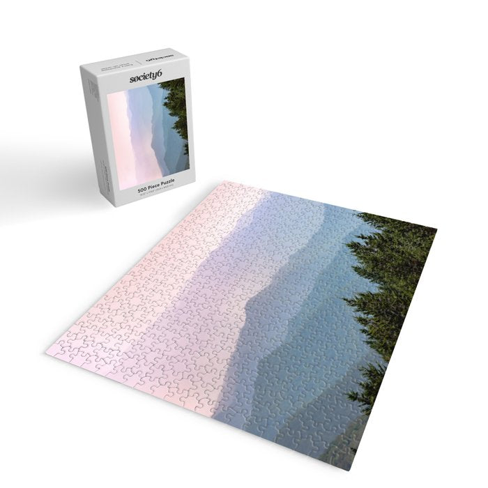Smoky Mountain Pastel Sunset II Jigsaw Puzzle Gallery Image 2