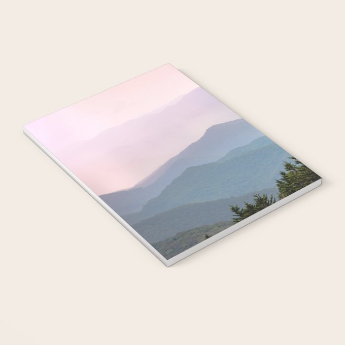 Smoky Mountain Pastel Sunset II Notebook Gallery Image 3