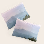 Smoky Mountain Pastel Sunset II Pillow Sham Gallery Image 3