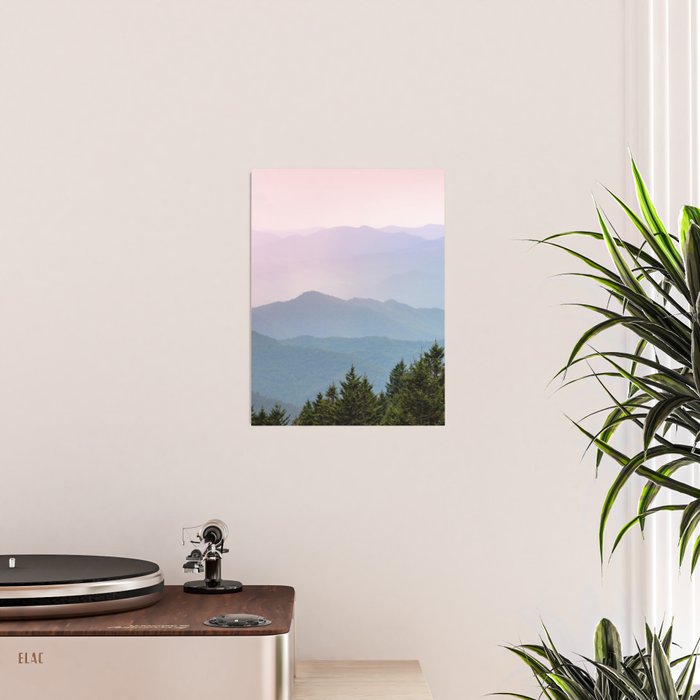 Smoky Mountain Pastel Sunset II Poster Gallery Image 2