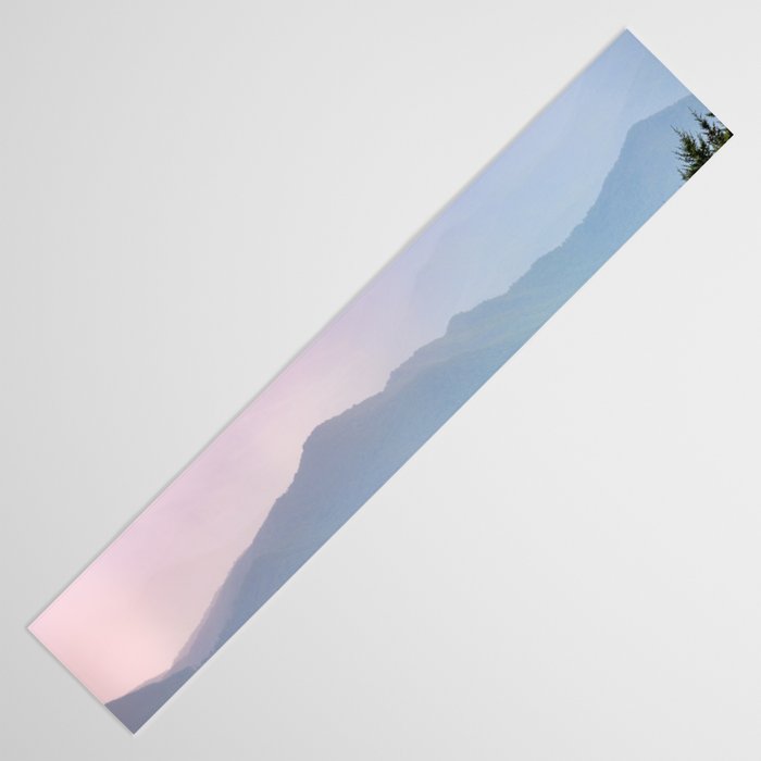 Smoky Mountain Pastel Sunset II Table Runner Gallery Image 3