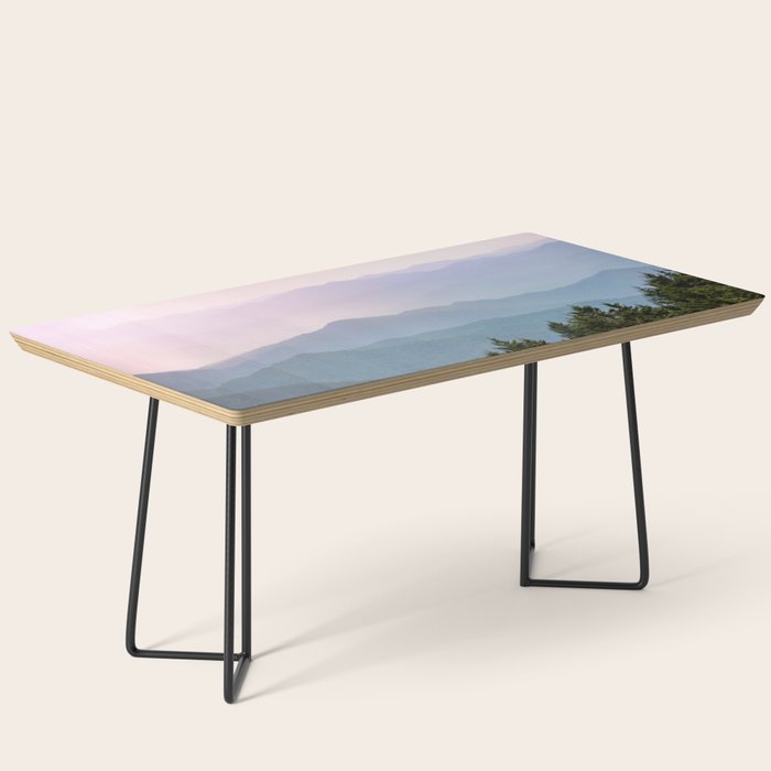 Smoky Mountain Pastel Sunset II Coffee Table Gallery Image 1