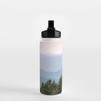 Smoky Mountain Pastel Sunset II Water Bottle Gallery Image 2