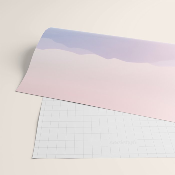 Smoky Mountain Pastel Sunset II Wrapping Paper Gallery Image 2