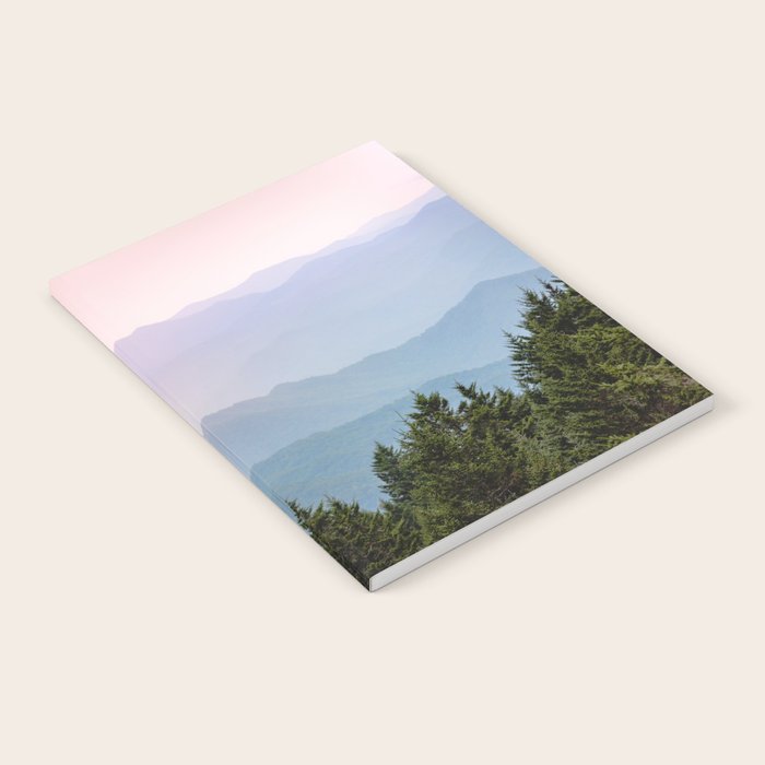 Smoky Mountain Pastel Sunset II Notebook Gallery Image 2