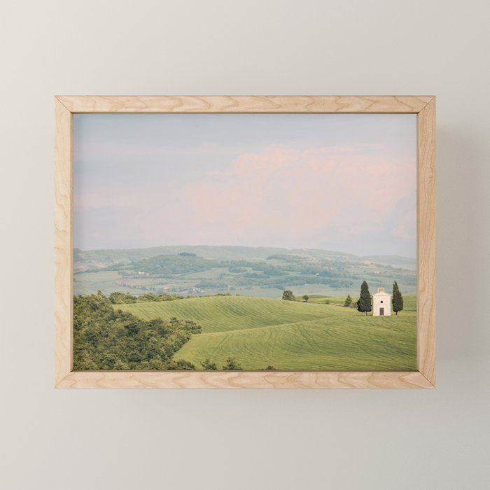 San Quirico d'Orcia, Fine Art Travel Photography Print, Tuscany Italy Mini Art Print Gallery Image 1