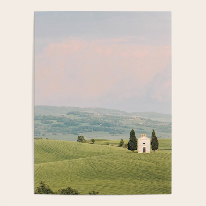 San Quirico d'Orcia, Fine Art Travel Photography Print, Tuscany Italy Poster Gallery Image 1