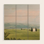 San Quirico d'Orcia, Fine Art Travel Photography Print, Tuscany Italy Wood Wall Art Gallery Image 1