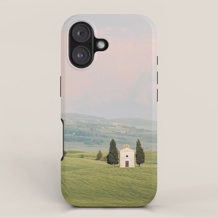 San Quirico d'Orcia, Fine Art Travel Photography Print, Tuscany Italy iPhone Case Gallery Image 1