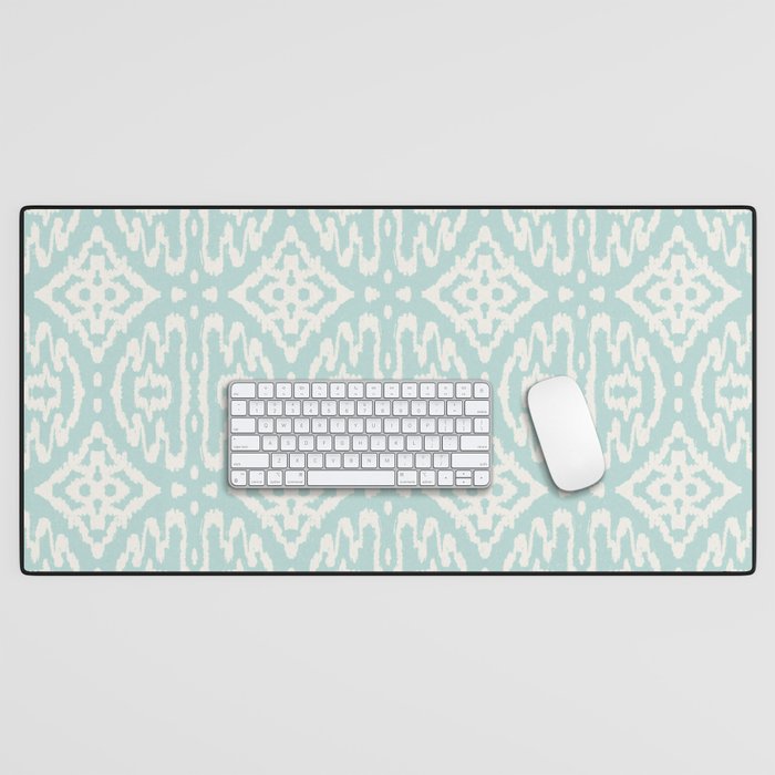 IKAT II . AQUA Desk Mat Gallery Image 1