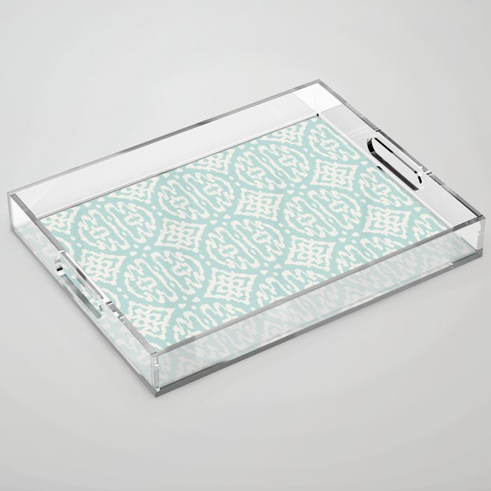 IKAT II . AQUA Acrylic Tray Gallery Image 1