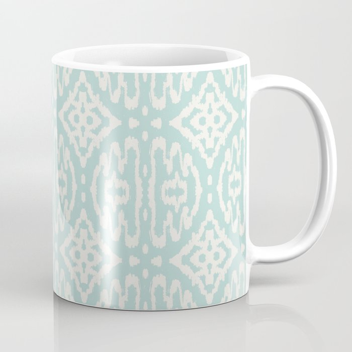 IKAT II . AQUA Coffee Mug Gallery Image 1