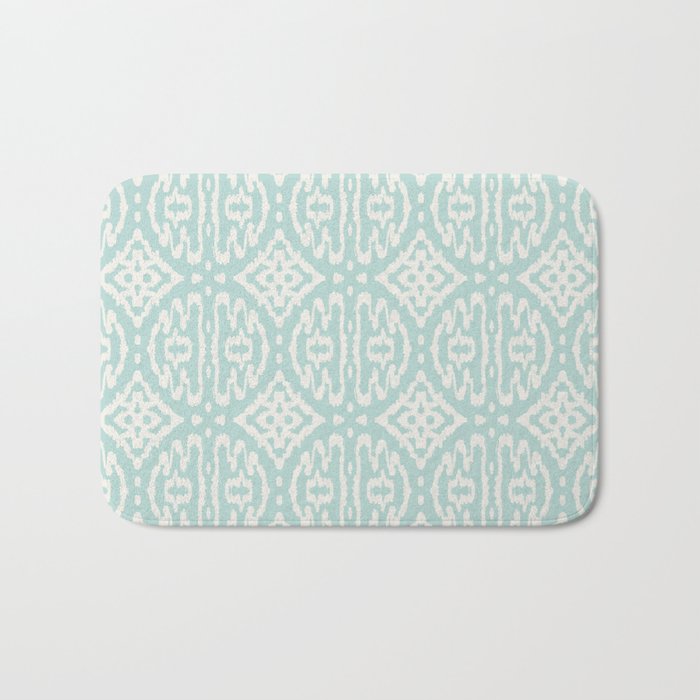 IKAT II . AQUA Bath Mat Gallery Image 1