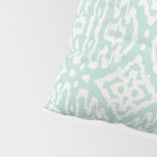IKAT II . AQUA Pillow Sham Gallery Image 4