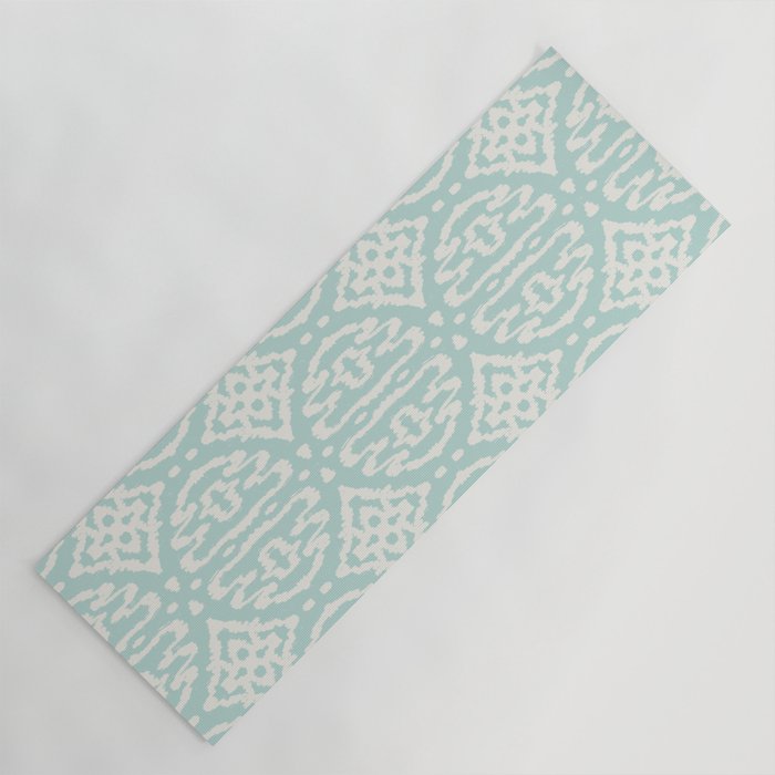 IKAT II . AQUA Yoga Mat Gallery Image 1