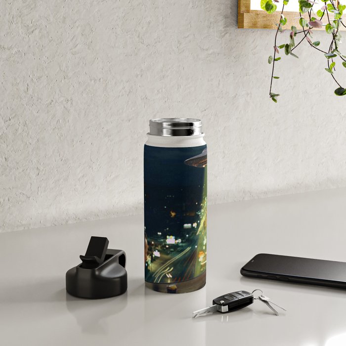 Meow! Cat abduction Water Bottle Gallery Image 4