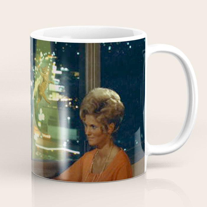 Meow! Cat abduction Coffee Mug Gallery Image 1