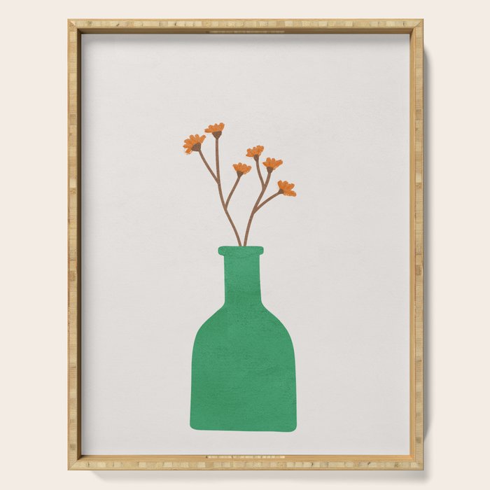 Little Vase Design 2 Serving Tray Gallery Image 1
