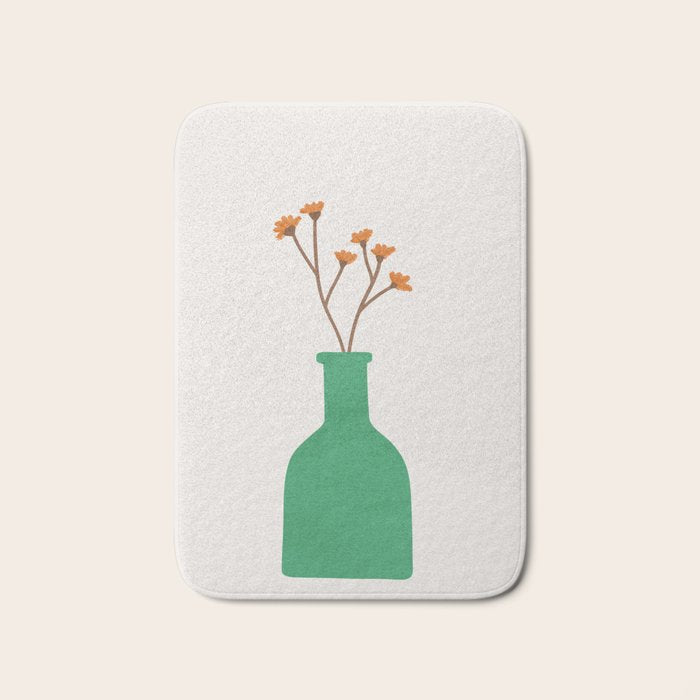 Little Vase Design 2 Bath Mat Gallery Image 1