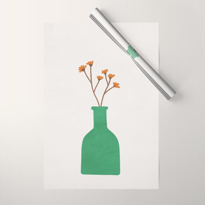 Little Vase Design 2 Wrapping Paper Gallery Image 1