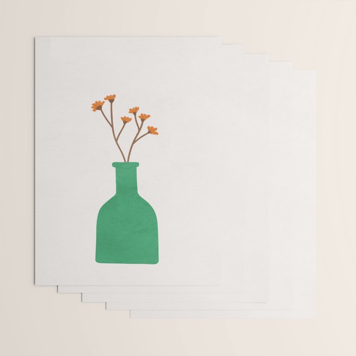Little Vase Design 2 Wrapping Paper Gallery Image 3