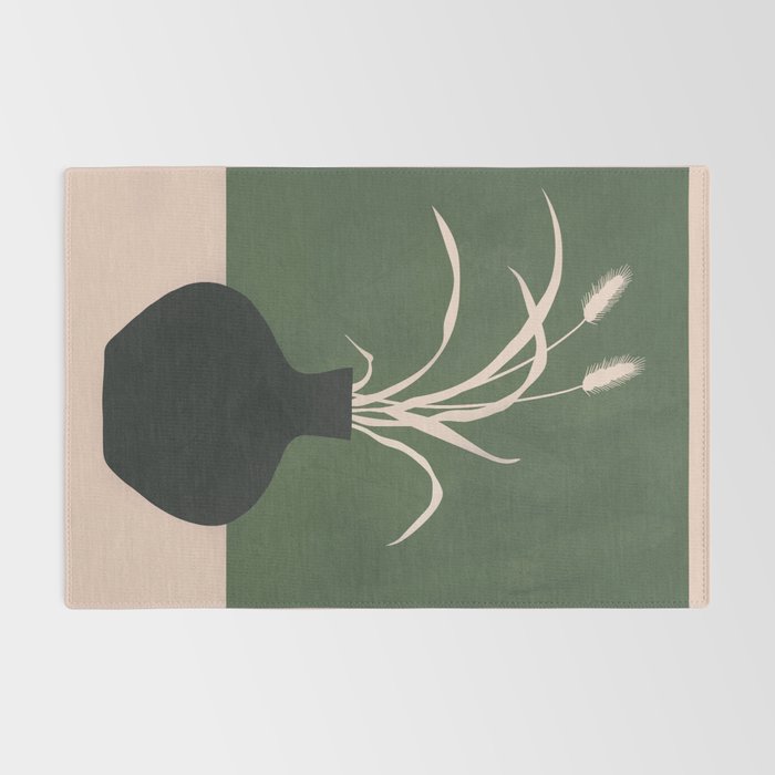 Minimal Abstract Vase Art I Rug Gallery Image 2