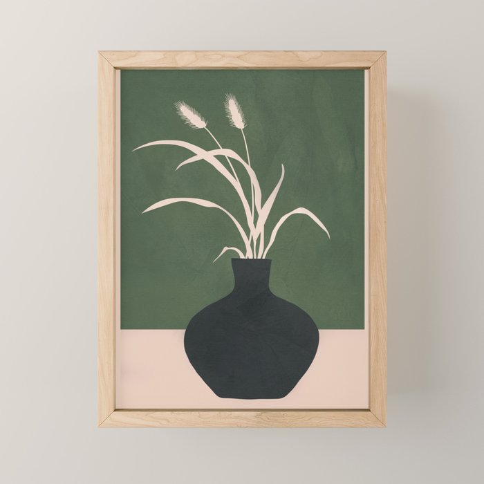 Minimal Abstract Vase Art I Mini Art Print Gallery Image 1