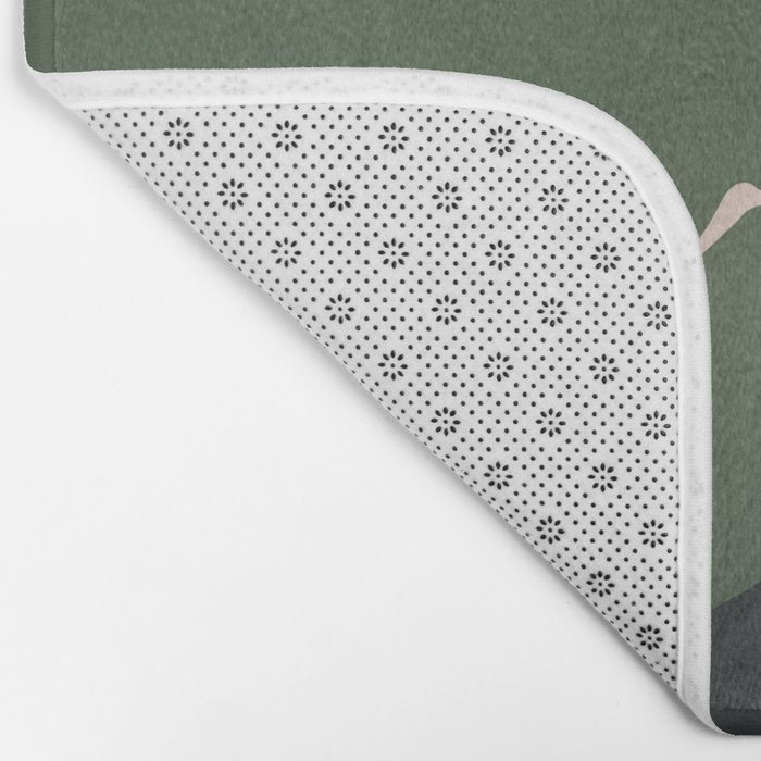 Minimal Abstract Vase Art I Bath Mat Gallery Image 2