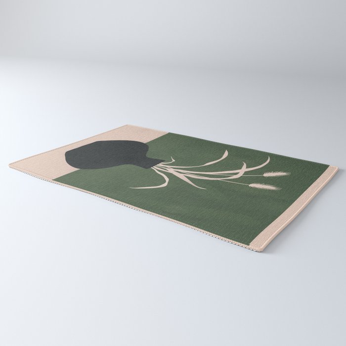 Minimal Abstract Vase Art I Rug Gallery Image 3