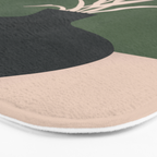 Minimal Abstract Vase Art I Bath Mat Gallery Image 3