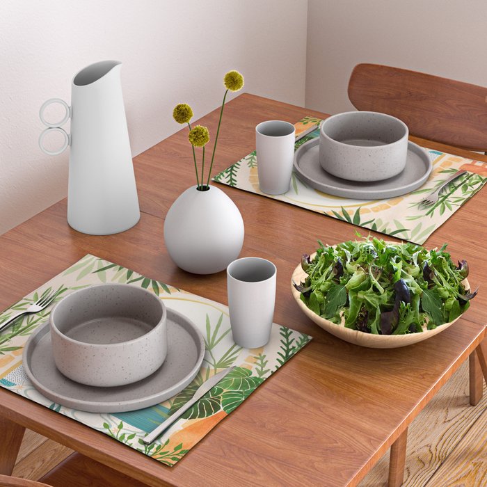 Villa View Tropical Landscape / Villa Series Placemat Gallery Image 2