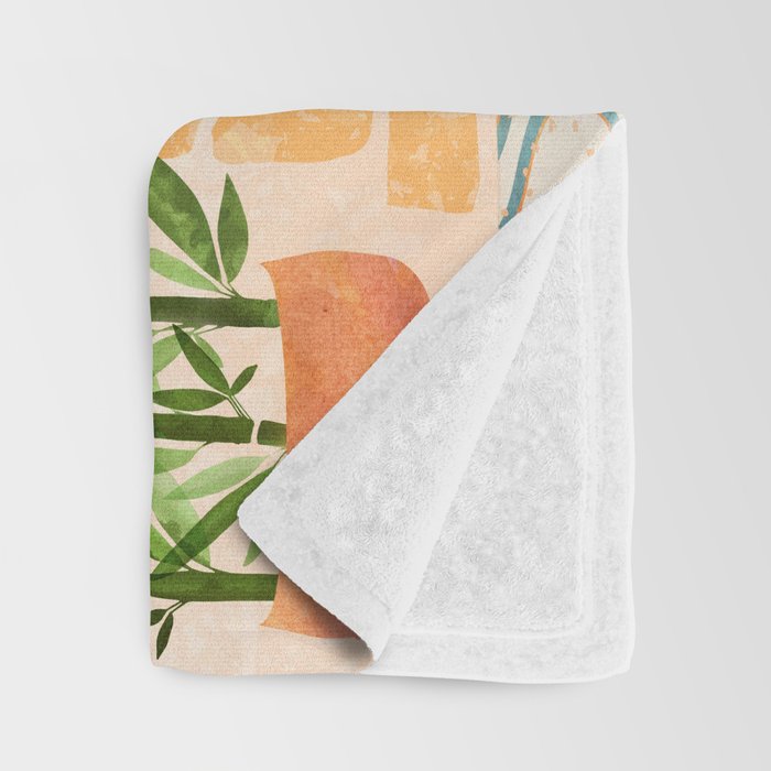 Villa View Tropical Landscape / Villa Series Throw Blanket Gallery Image 3