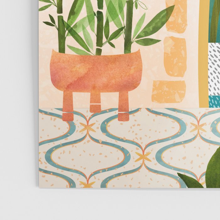 Villa View Tropical Landscape / Villa Series Poster Gallery Image 3