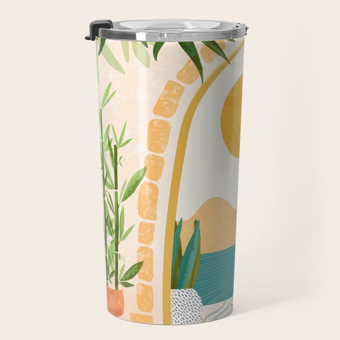 Villa View Tropical Landscape / Villa Series Travel Mug Gallery Image 3