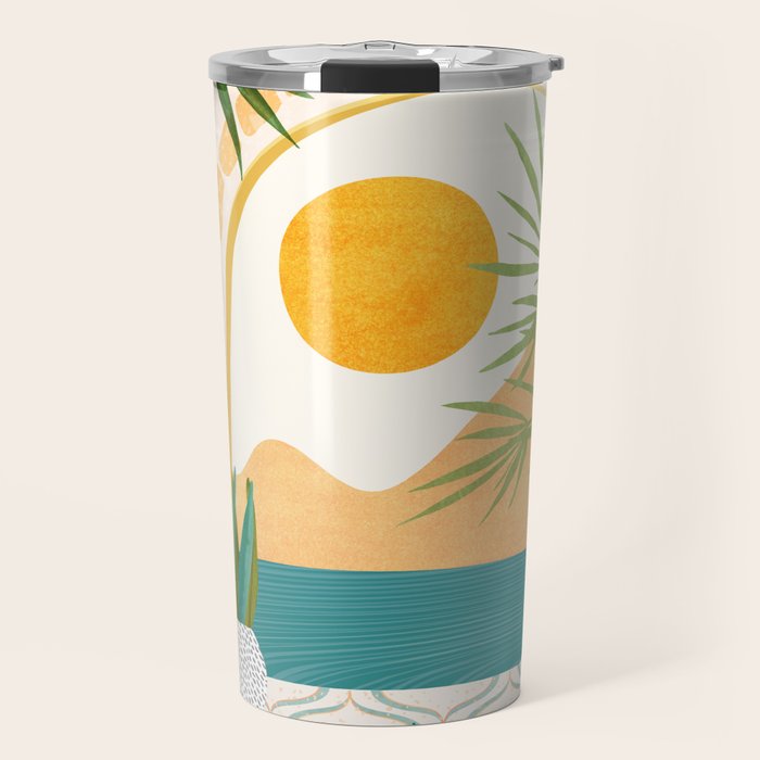 Villa View Tropical Landscape / Villa Series Travel Mug Gallery Image 1