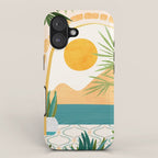 Villa View Tropical Landscape / Villa Series iPhone Case Gallery Image 1
