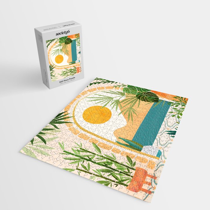 Villa View Tropical Landscape / Villa Series Jigsaw Puzzle Gallery Image 2