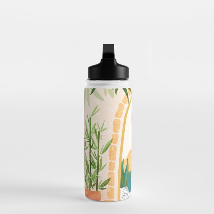 Villa View Tropical Landscape / Villa Series Water Bottle Gallery Image 3