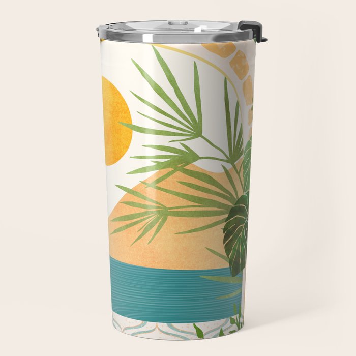 Villa View Tropical Landscape / Villa Series Travel Mug Gallery Image 2