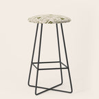 Mushroom Toile in Green Stool Gallery Image 1
