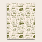Mushroom Toile in Green Notebook Gallery Image 4
