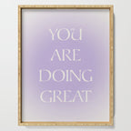 You Are Doing Great Lavender Gradient Serving Tray Gallery Image 1