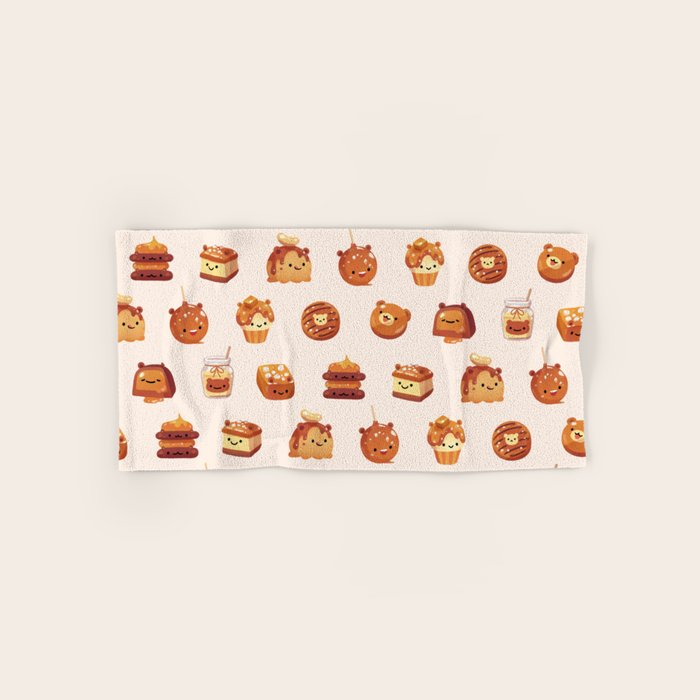 Salted caramel bear Bath Towel Gallery Image 1
