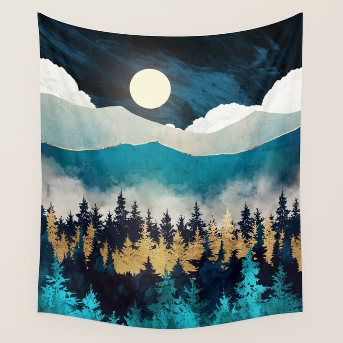 Evening Mist Wall Tapestry Gallery Image 4