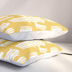 Mid Century Modern Desert Cactus Pattern 835 Yellow Pillow Sham Gallery Image 3