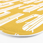 Mid Century Modern Desert Cactus Pattern 835 Yellow Bath Mat Gallery Image 3