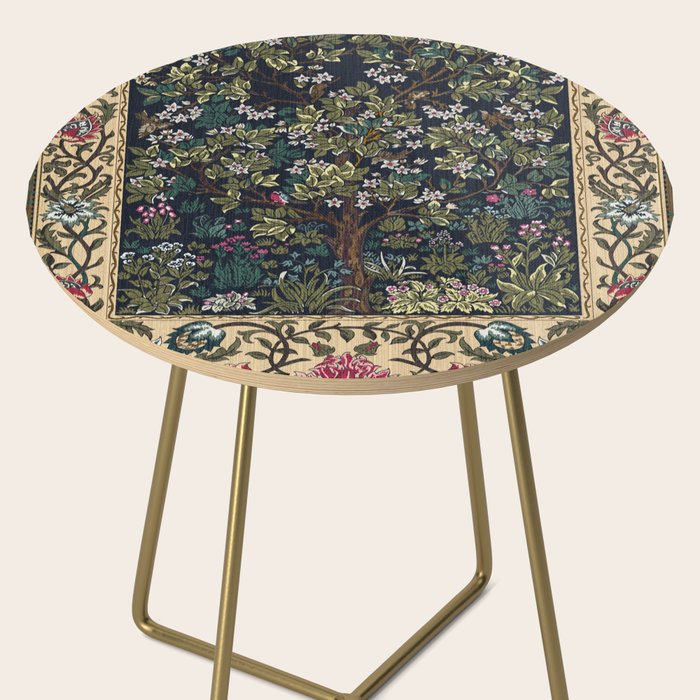 Tree of Life Blue by William Morris Side Table Gallery Image 2