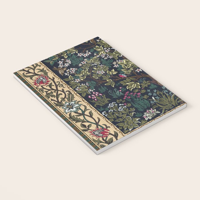 Tree of Life Blue by William Morris Notebook Gallery Image 3